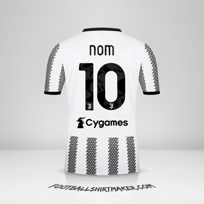 Maillot Juventus FC 2022/2023 -  nom - 10