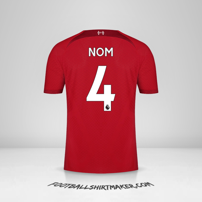 Maillot Liverpool FC 2022/2023 -  nom - 4