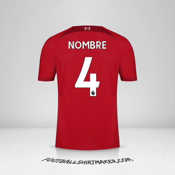 Camiseta Liverpool FC 2022/2023 -  nombre - 4