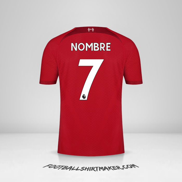 Jersey Liverpool FC 2022/2023 -  nombre - 7
