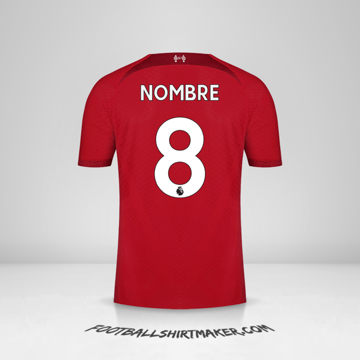 Jersey Liverpool FC 2022/2023 -  nombre - 8