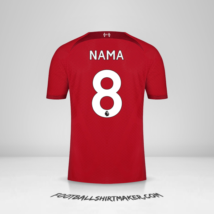 Jersey Liverpool FC 2022/2023 -  nama - 8
