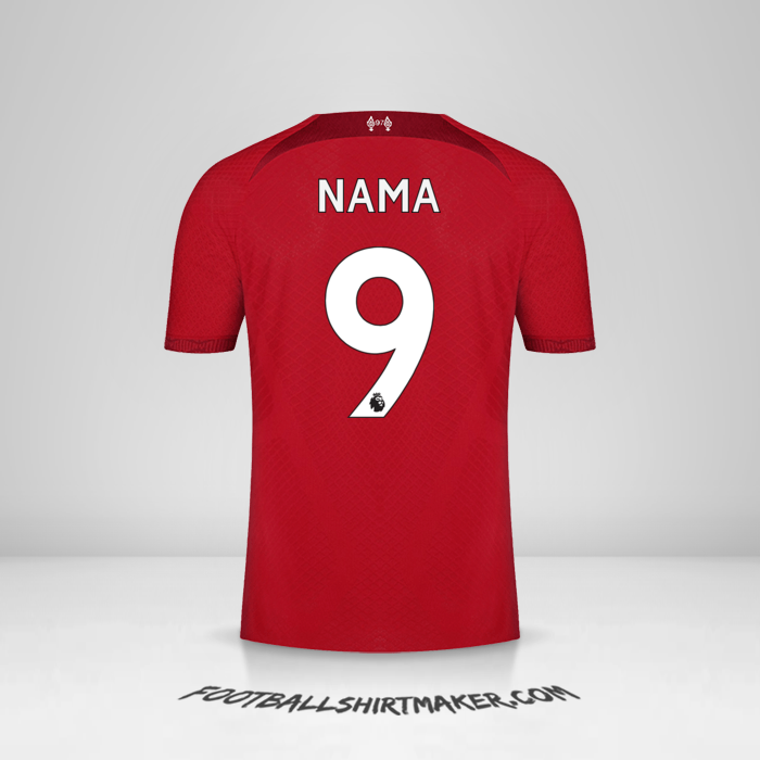 Jersey Liverpool FC 2022/2023 -  nama - 9