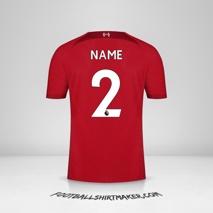 Jersey Liverpool FC 2022/2023 -  name - 2