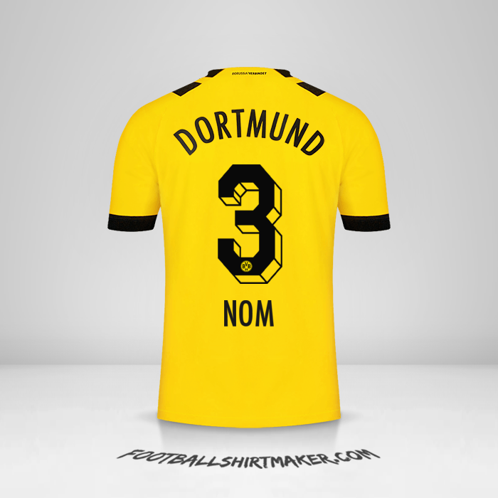 Maillot Borussia Dortmund 2022/2023 -  nom - 3