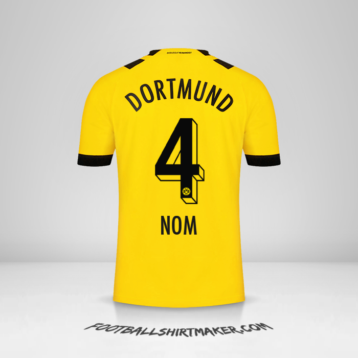 Maillot Borussia Dortmund 2022/2023 -  nom - 4