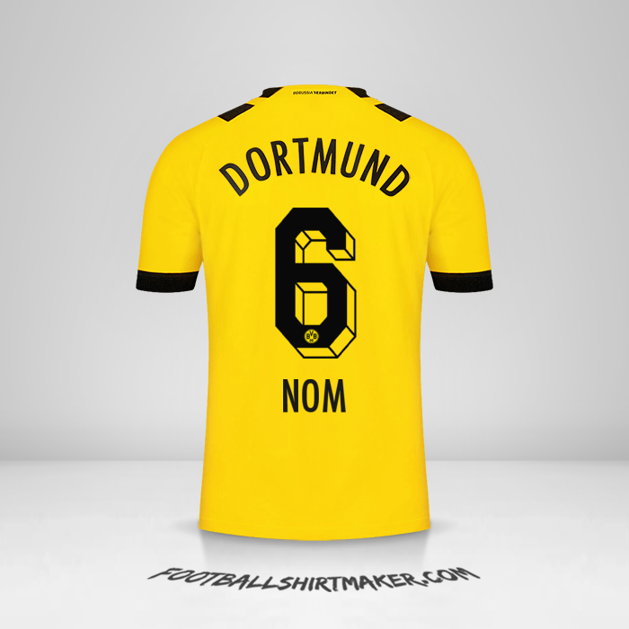 Maillot Borussia Dortmund 2022/2023 -  nom - 6