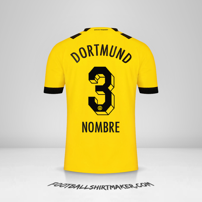 Camiseta Borussia Dortmund 2022/2023 -  nombre - 3