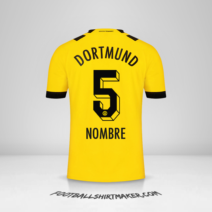 Camiseta Borussia Dortmund 2022/2023 -  nombre - 5