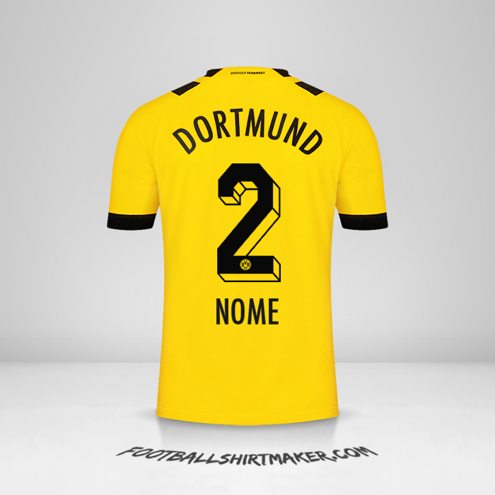Camisola Borussia Dortmund 2022/2023 -  nome - 2