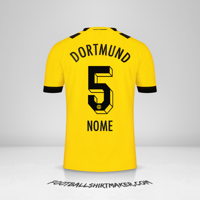 Camisola Borussia Dortmund 2022/2023 -  nome - 5