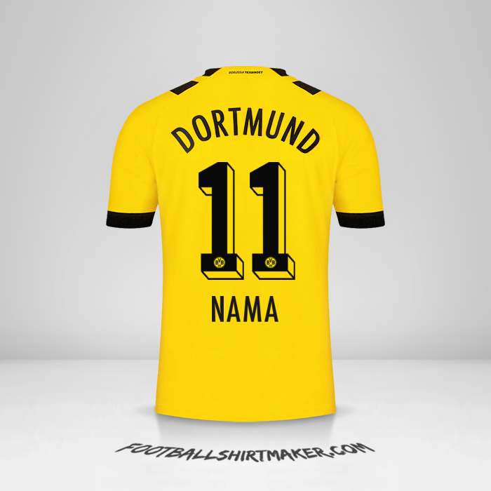 Jersey Borussia Dortmund 2022/2023 -  nama - 11