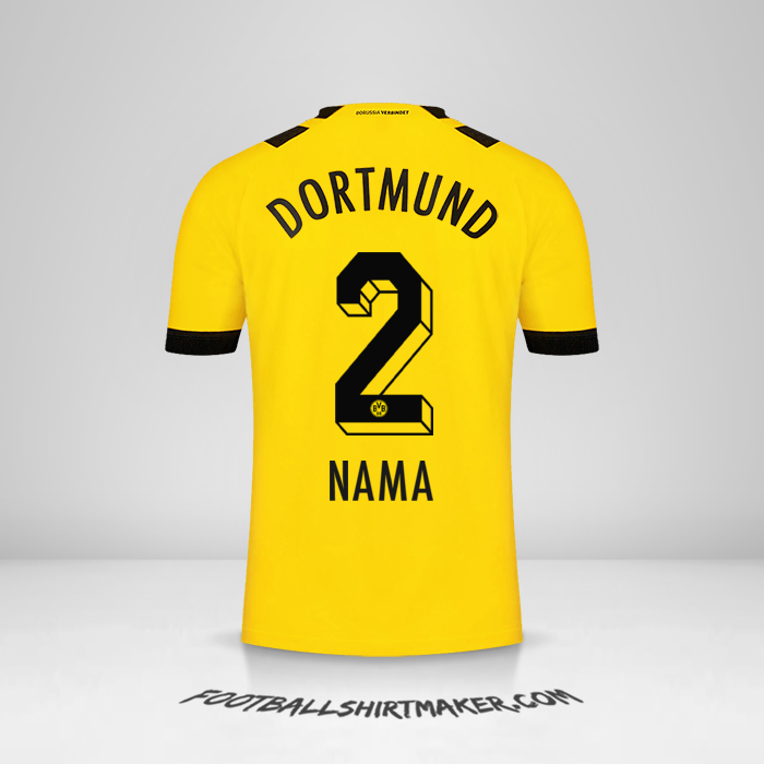 Jersey Borussia Dortmund 2022/2023 -  nama - 2