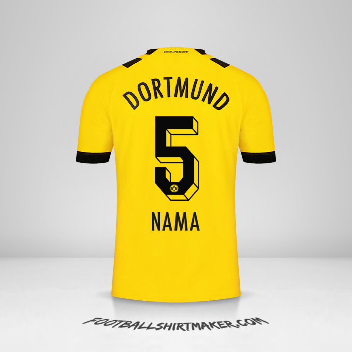 Jersey Borussia Dortmund 2022/2023 -  nama - 5