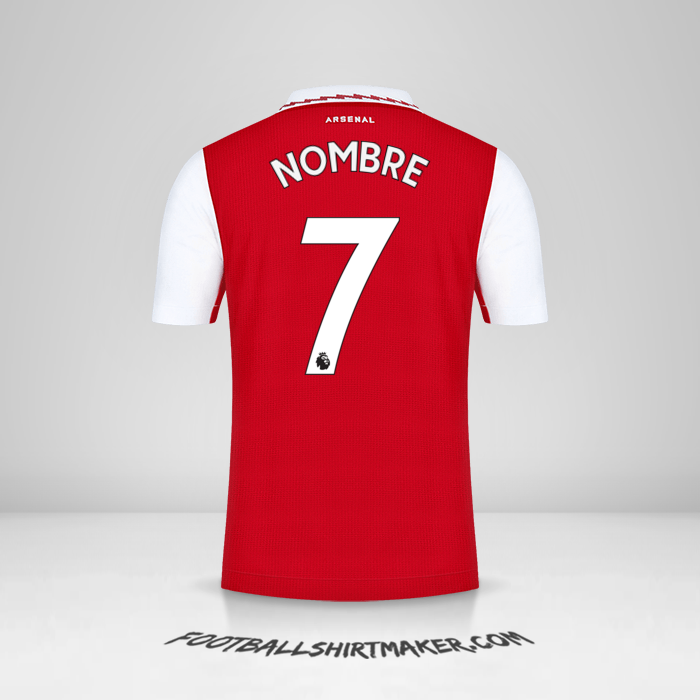 Camiseta Arsenal 2022/2023 -  nombre - 7