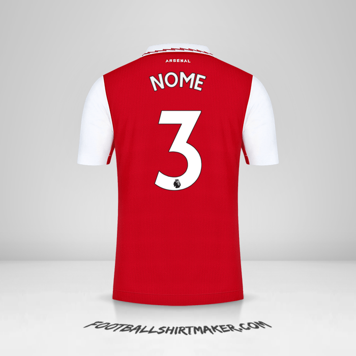 Maglia Arsenal 2022/2023 -  nome - 3