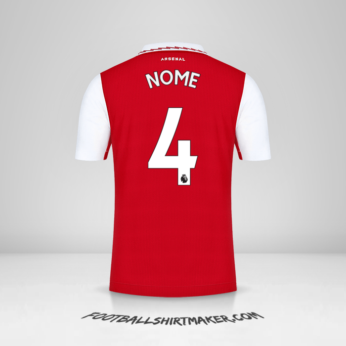 Maglia Arsenal 2022/2023 -  nome - 4