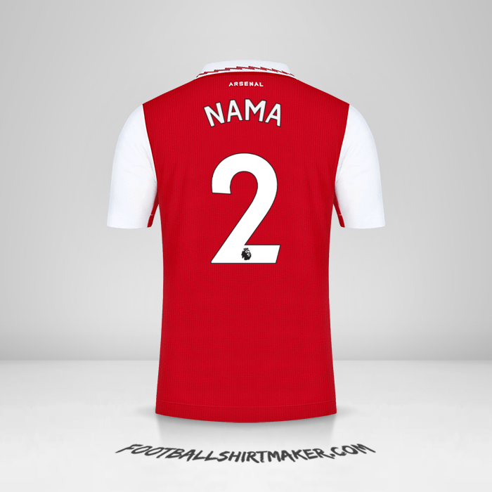 Jersey Arsenal 2022/2023 -  nama - 2