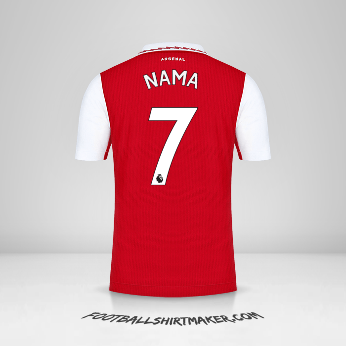 Jersey Arsenal 2022/2023 -  nama - 7