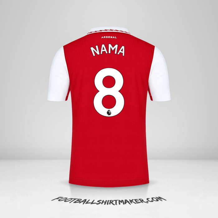 Jersey Arsenal 2022/2023 -  nama - 8