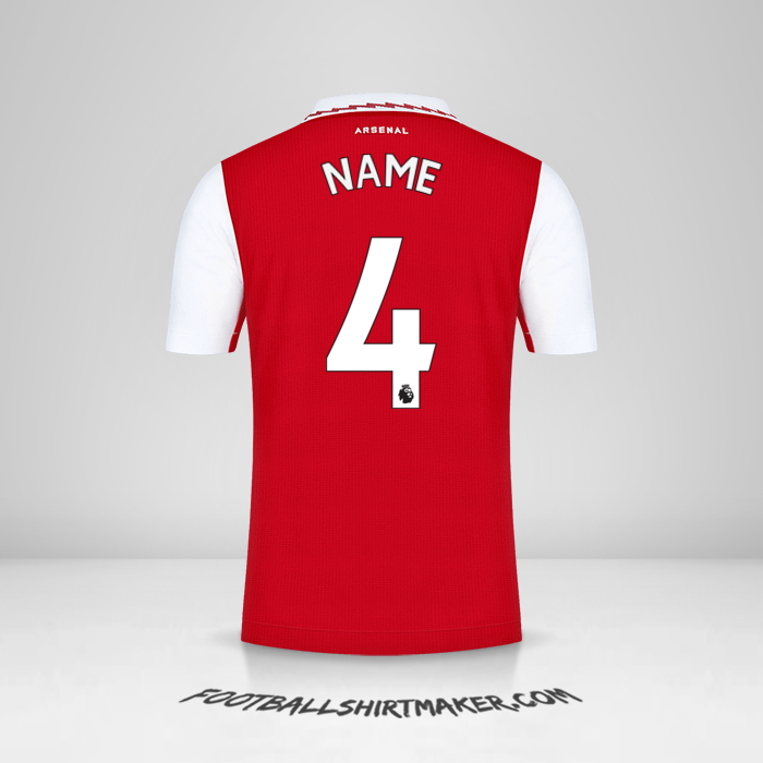 Shirt Arsenal 2022/2023 -  name - 4