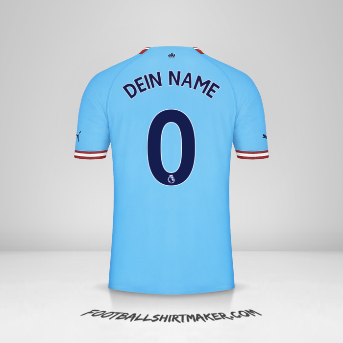 Trikot Manchester City 2022/2023 -  dein name - 0
