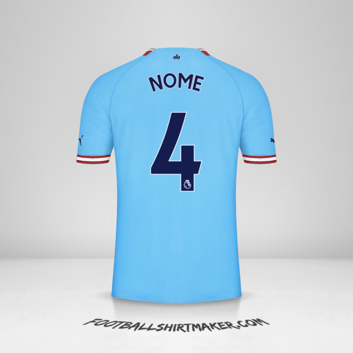 Maglia Manchester City 2022/2023 -  nome - 4