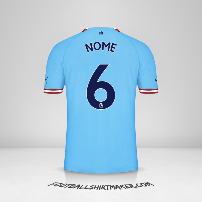 Camisola Manchester City 2022/2023 -  nome - 6