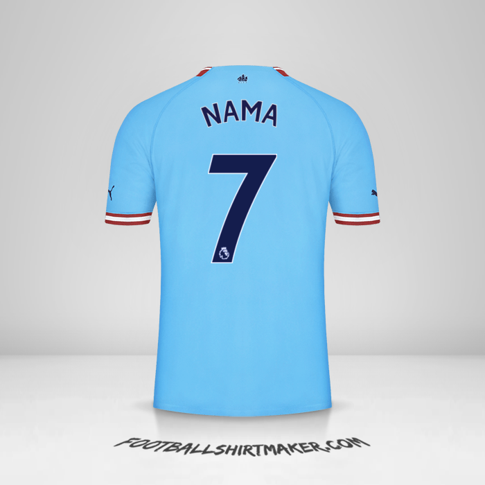 Jersey Manchester City 2022/2023 -  nama - 7