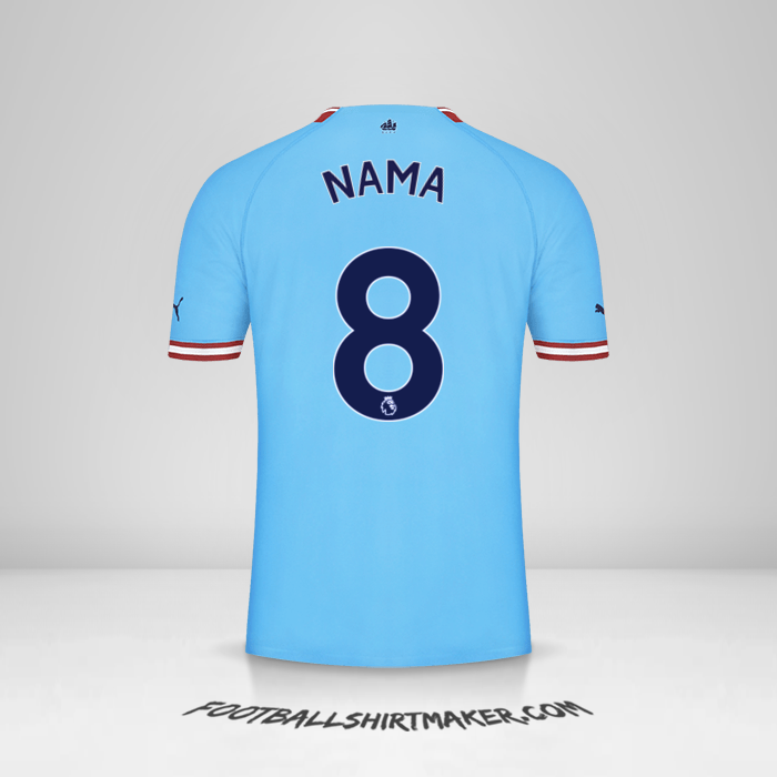 Jersey Manchester City 2022/2023 -  nama - 8