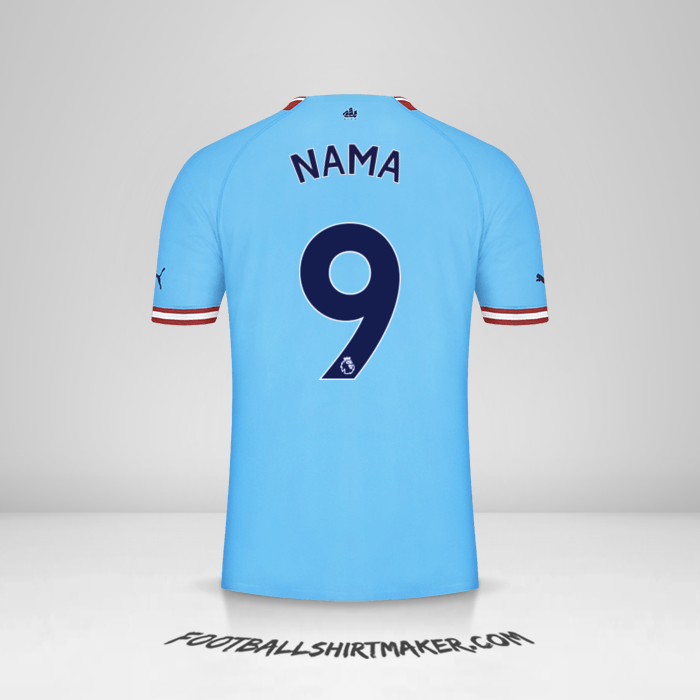 Jersey Manchester City 2022/2023 -  nama - 9