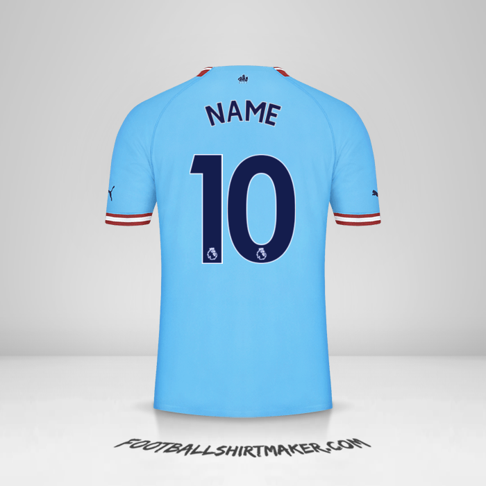 Trikot Manchester City 2022/2023 -  name - 10