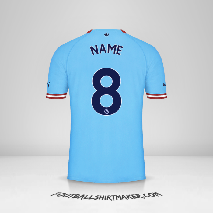 Trikot Manchester City 2022/2023 -  name - 8