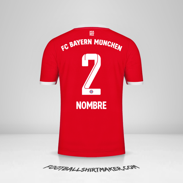 Camiseta FC Bayern Munchen 2022/2023 -  nombre - 2
