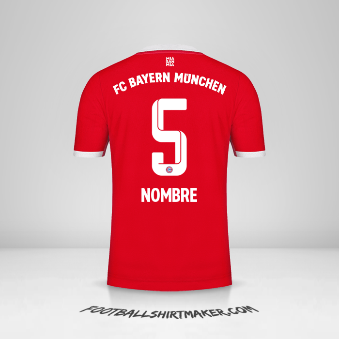 Jersey FC Bayern Munchen 2022/2023 -  nombre - 5