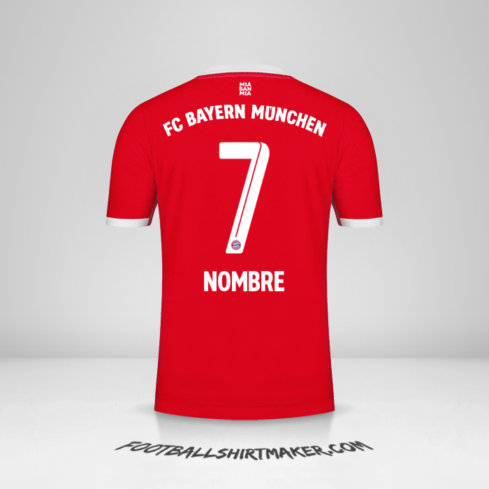Camiseta FC Bayern Munchen 2022/2023 -  nombre - 7