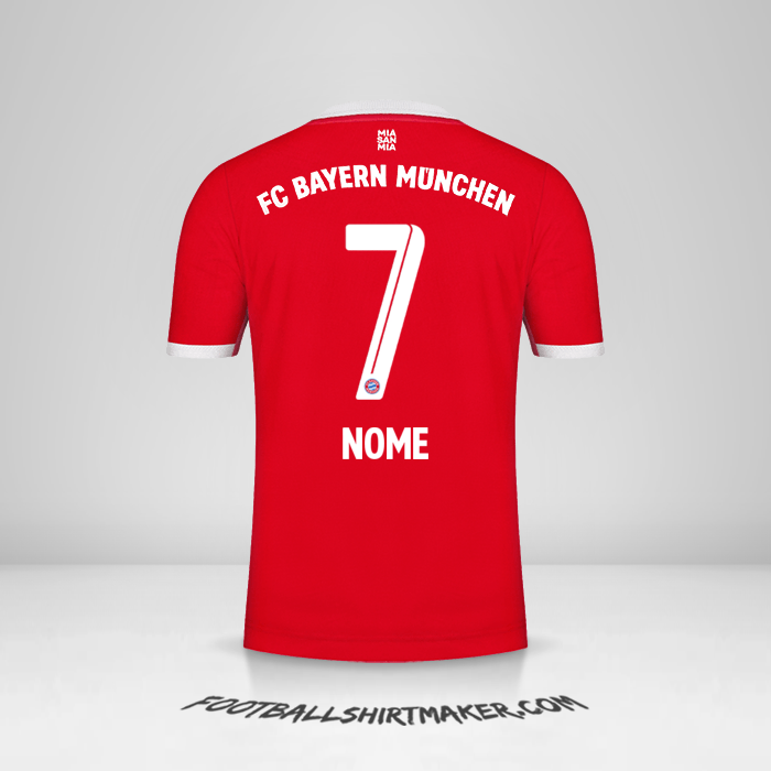 Camisa FC Bayern Munchen 2022/2023 -  nome - 7