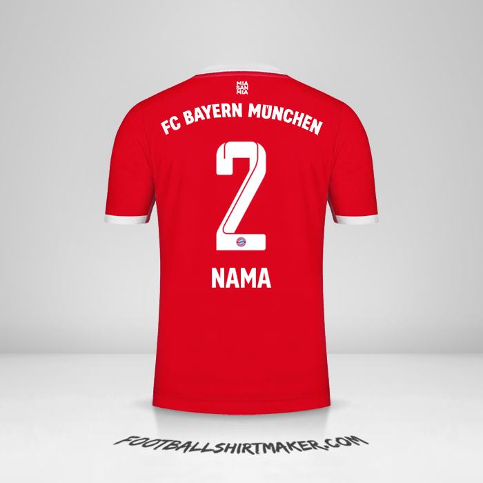 Jersey FC Bayern Munchen 2022/2023 -  nama - 2