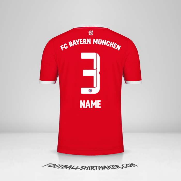 Trikot FC Bayern Munchen 2022/2023 -  name - 3