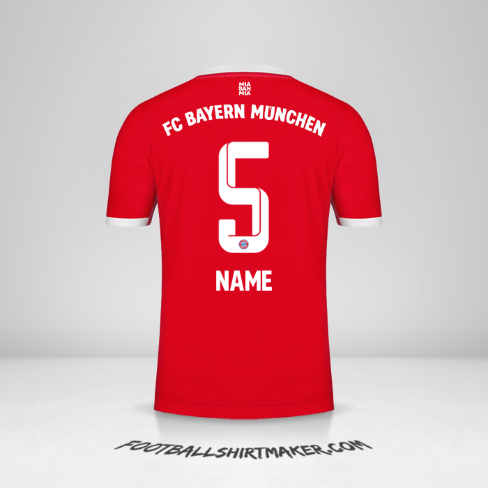 Jersey FC Bayern Munchen 2022/2023 -  name - 5