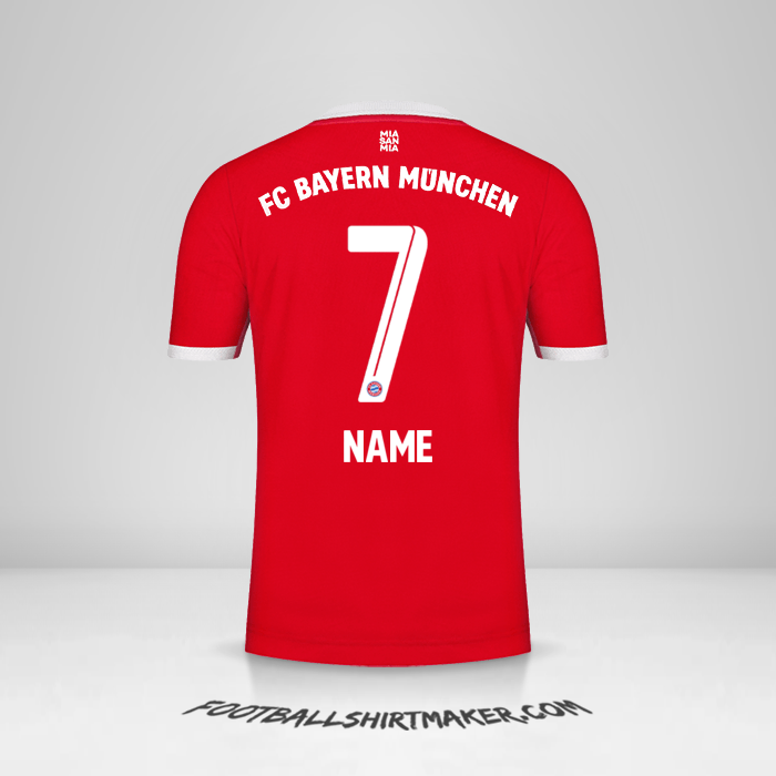 Trikot FC Bayern Munchen 2022/2023 -  name - 7