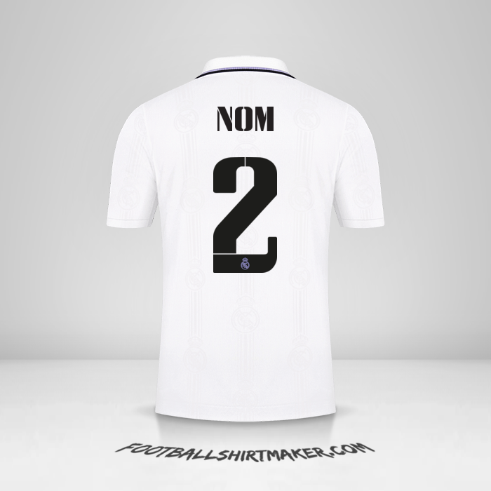 Maillot Real Madrid CF Cup 2022/2023 -  nom - 2