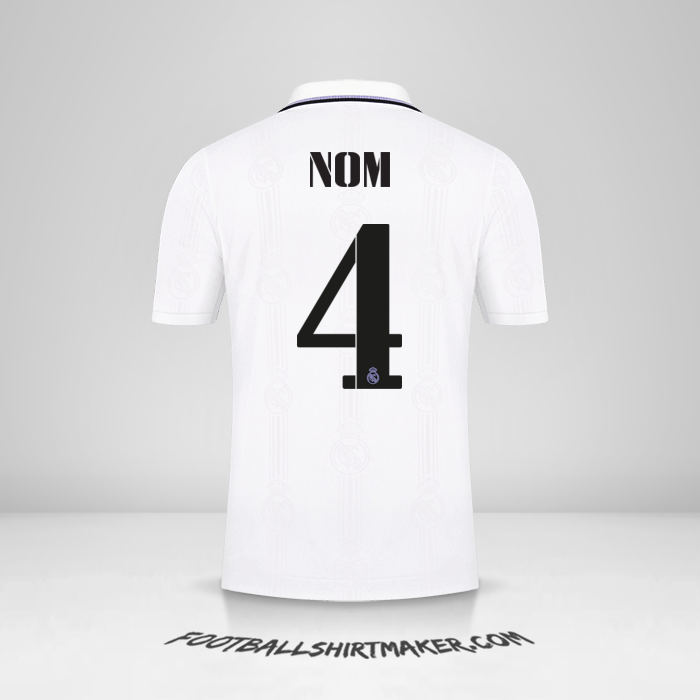 Maillot Real Madrid CF Cup 2022/2023 -  nom - 4