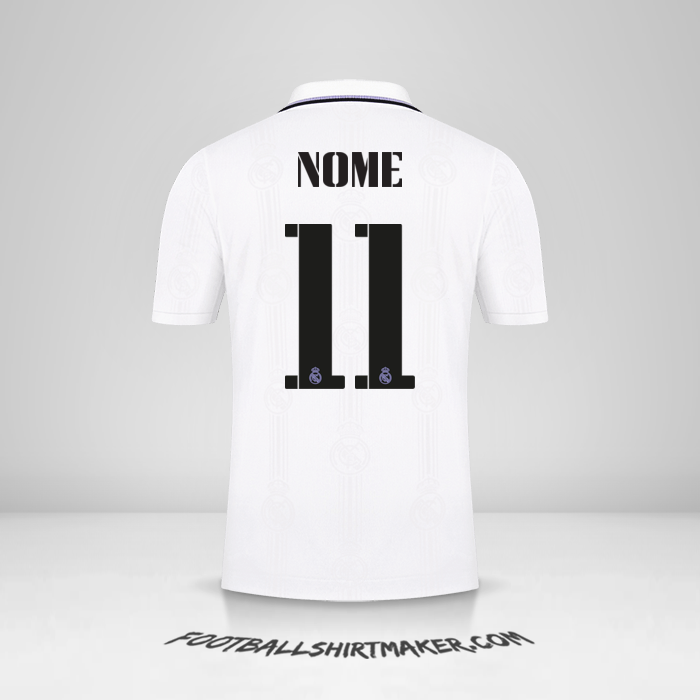 Camisa Real Madrid CF Cup 2022/2023 -  nome - 11