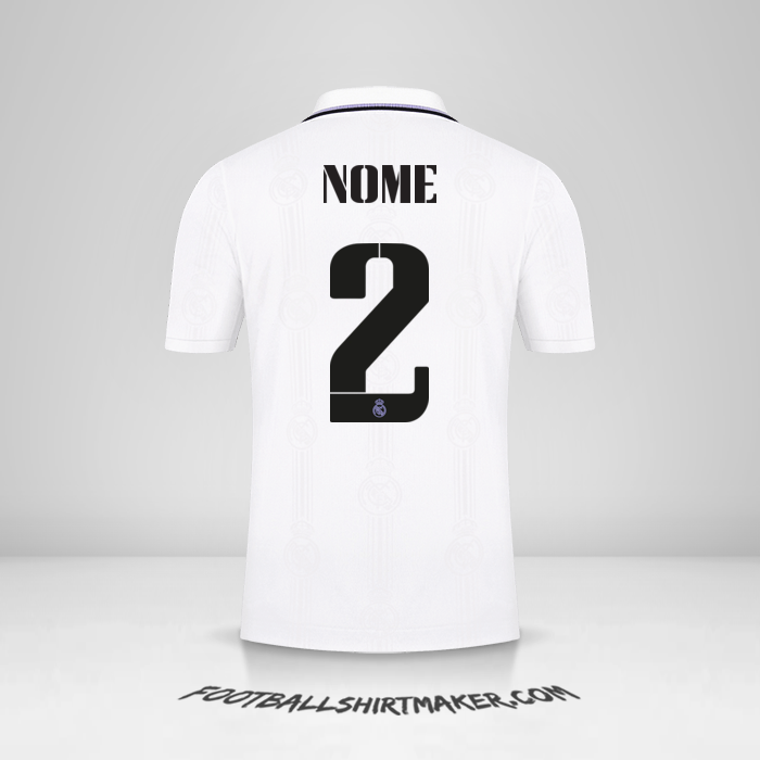 Maglia Real Madrid CF Cup 2022/2023 -  nome - 2