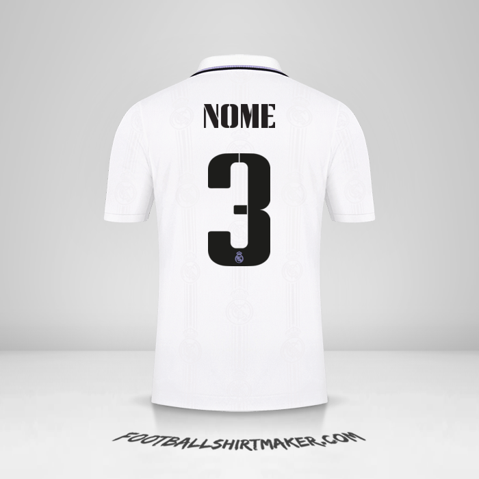 Camisola Real Madrid CF Cup 2022/2023 -  nome - 3