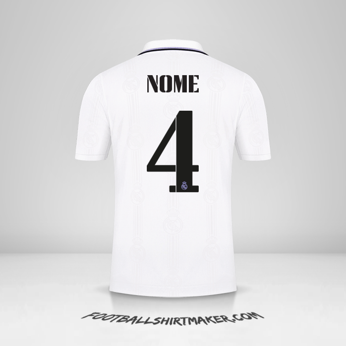 Camisa Real Madrid CF Cup 2022/2023 -  nome - 4