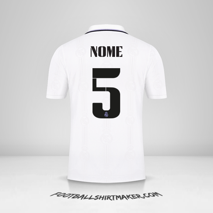 Camisa Real Madrid CF Cup 2022/2023 -  nome - 5