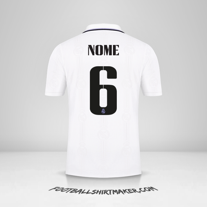 Camisola Real Madrid CF Cup 2022/2023 -  nome - 6