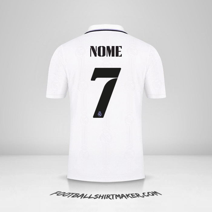 Camisa Real Madrid CF Cup 2022/2023 -  nome - 7